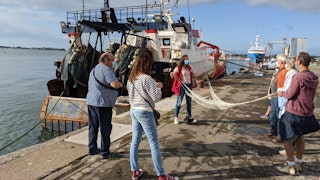 Visite du port de Keroman