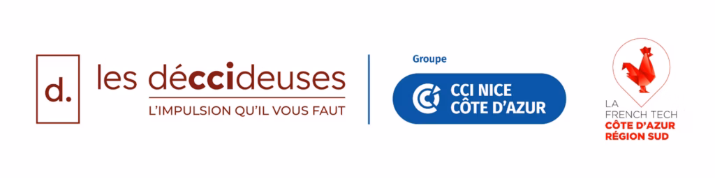 Logos DéCCIdeuses et French Tech Côte d'Azur